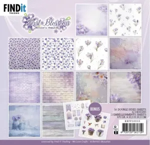 First Blossoms 8x8 Papers, 18 sheets